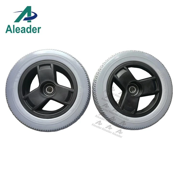PU Solid Caster Wheels 8x2 Inch